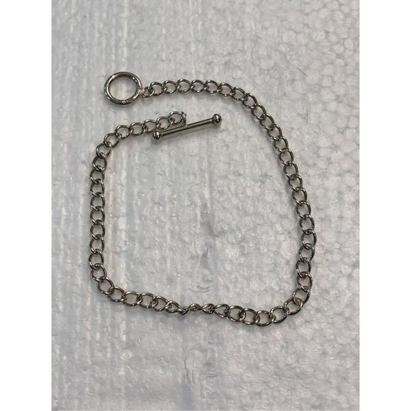 .925 Sterling Silver Chain Bracelet #classic - Picture 4 of 4